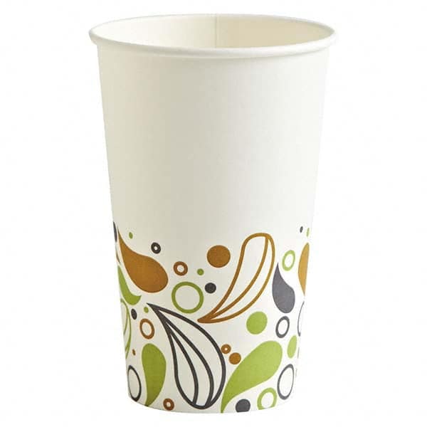 Boardwalk - Deerfield Printed Paper Hot Cups, 16 oz, 1000/Carton - Industrial Tool & Supply