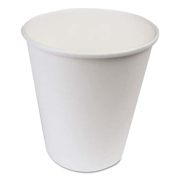 Boardwalk - Paper Hot Cups, 10 oz, White, 1000/Carton - Industrial Tool & Supply