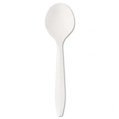 Boardwalk - Mediumweight Polystyrene Plastic Cutlery, Soup Spoon, White, 1000/Carton - Industrial Tool & Supply