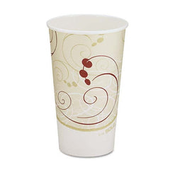 DART - Hot Cups, Symphony Design, 16 oz, Beige, 1000/Carton - Industrial Tool & Supply