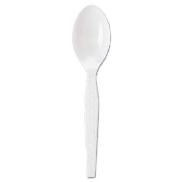 Dixie - Individually Wrapped Polystyrene Cutlery, Teaspoons, White, 1000/Carton - Industrial Tool & Supply