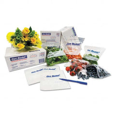 Inteplast Group - Reclosable Food & Sandwich Bags Volume Capacity: 4.5 Qt. Width (Inch): 8 - Industrial Tool & Supply