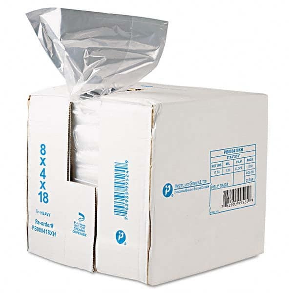 Inteplast Group - Reclosable Food & Sandwich Bags Volume Capacity: 8 Qt. Width (Inch): 8 - Industrial Tool & Supply