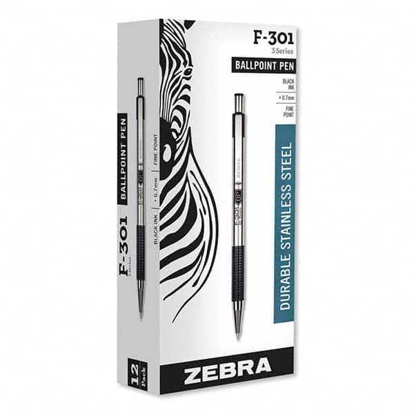 Zebra - Pens & Pencils Type: Ball Point Pen Color: Black - Industrial Tool & Supply