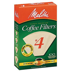 Melitta - Coffee, Tea & Accessories Breakroom Accessory Type: Coffee Filters For Use With: Cone Style Electric Coffeemakers - Industrial Tool & Supply