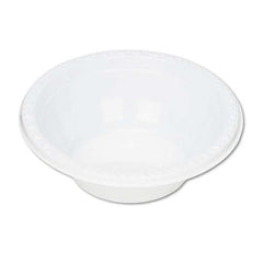Tablemate Products - Plastic Dinnerware, Bowls, 5 oz, White, 125/Pack - Industrial Tool & Supply