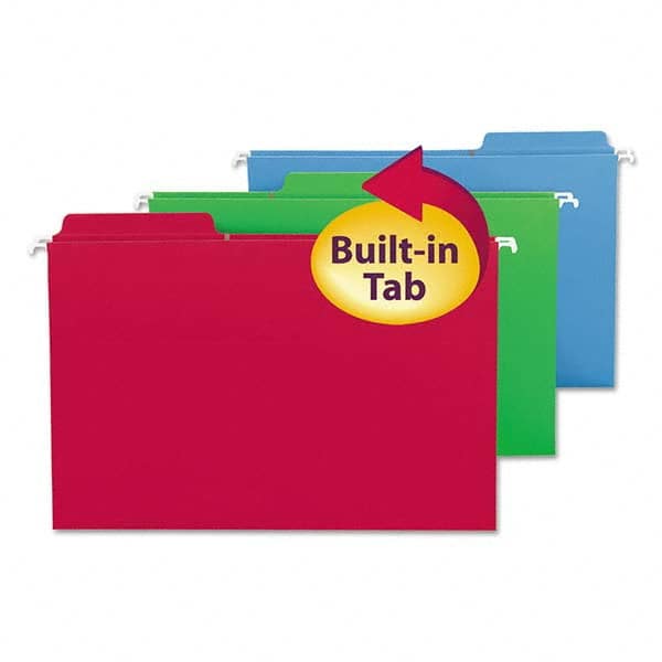 SMEAD - File Folders, Expansion Folders & Hanging Files Folder/File Type: Hanging File Folder Color: Multi-Color - Industrial Tool & Supply