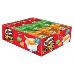 Pringles - Snacks, Cookies, Candy & Gum Breakroom Accessory Type: Potato Chips Breakroom Accessory Description: Potato Chips, Variety Pack, 0.74 oz Canister, 18/Box - Industrial Tool & Supply