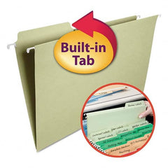 SMEAD - File Folders, Expansion Folders & Hanging Files Folder/File Type: Hanging File Folder Color: Green - Exact Industrial Supply