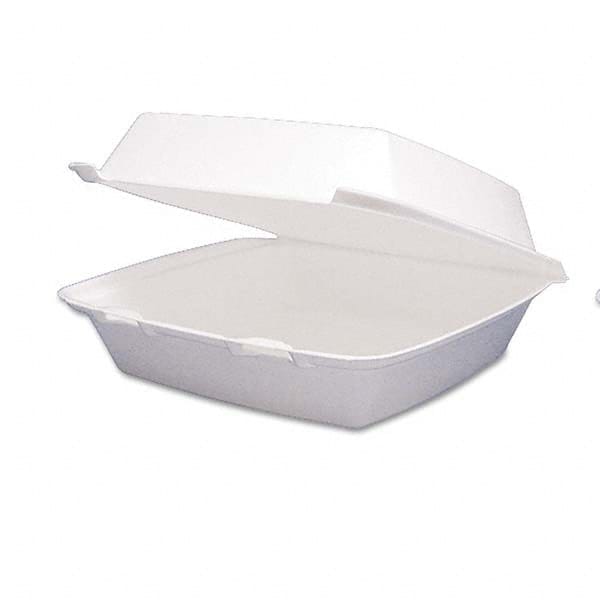 DART - Carryout Food Container, Foam Hinged 1-Comp, 9 1/2 x 9 1/4 x 3, 200/Carton - Industrial Tool & Supply