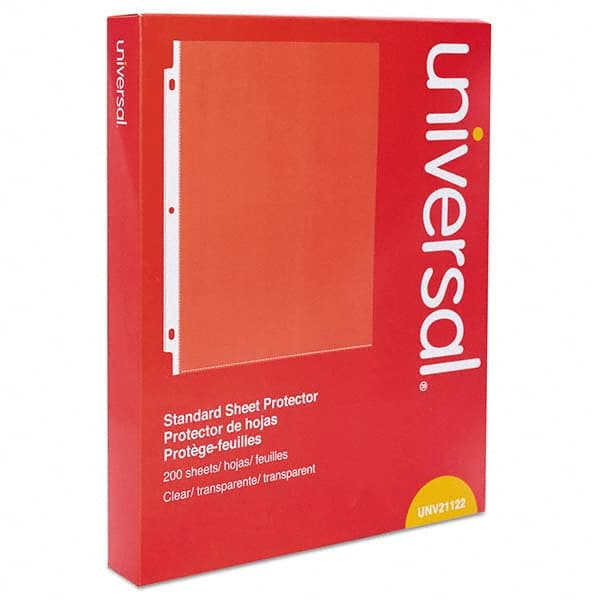 UNIVERSAL - Document Protectors Type: Sheet Protectors-Ring Binder Width (Inch): 11 - Industrial Tool & Supply