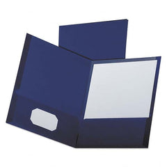 OXFORD - File Folders, Expansion Folders & Hanging Files Folder/File Type: Pocket Folders Color: Blue - Industrial Tool & Supply