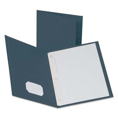 OXFORD - File Folders, Expansion Folders & Hanging Files Folder/File Type: Pocket Folders Color: Blue - Industrial Tool & Supply