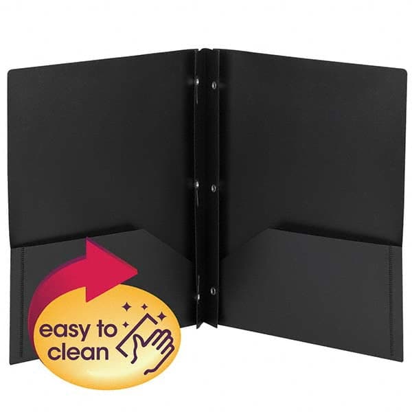 SMEAD - File Folders, Expansion Folders & Hanging Files Folder/File Type: Pocket Folders Color: Black - Industrial Tool & Supply