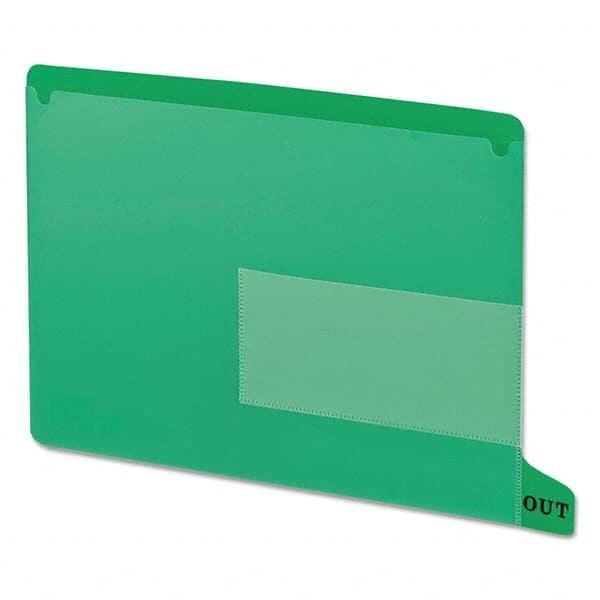 SMEAD - File Folders, Expansion Folders & Hanging Files Folder/File Type: File Guide w/Pockets Color: Green - Industrial Tool & Supply