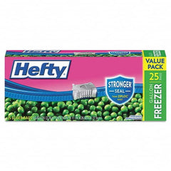 Hefty - Reclosable Food & Sandwich Bags Volume Capacity: 1 Gal. Width (Inch): 10.560 - Industrial Tool & Supply