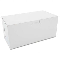 SCT - Non-Window Bakery Boxes, 9 x 5 x 4, White, 250/Carton - Industrial Tool & Supply