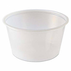 Fabri-Kal - Portion Cups, 2 oz, Clear, 2500/Carton - Industrial Tool & Supply