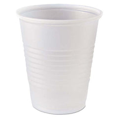 Fabri-Kal - RK Ribbed Cold Drink Cups, 5 oz, Clear, 2500/Carton - Industrial Tool & Supply