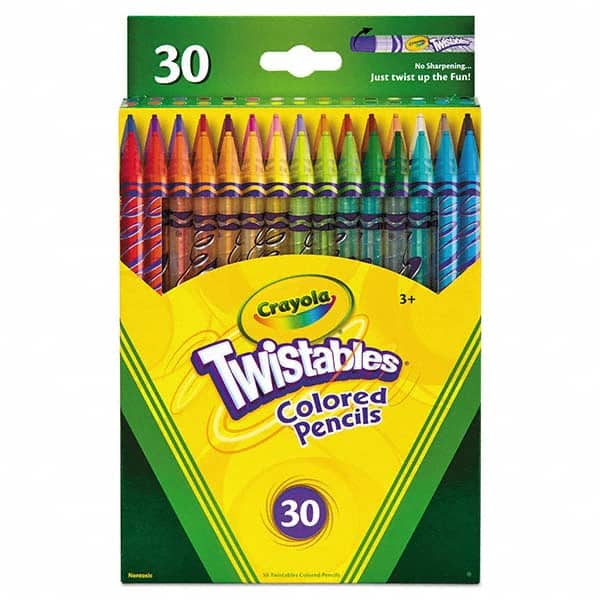 Crayola - Pens & Pencils Type: Colored Pencil Color: Assorted - Industrial Tool & Supply