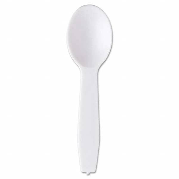 Royal Paper - Polystyrene Taster Spoons, White, 3000/Carton - Industrial Tool & Supply