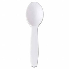Royal Paper - Polystyrene Taster Spoons, White, 3000/Carton - Industrial Tool & Supply