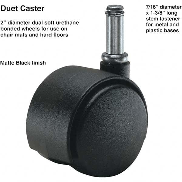 Master Caster - Cushions, Casters & Chair Accessories Type: Caster Set For Use With: Office and Home Furniture - Industrial Tool & Supply