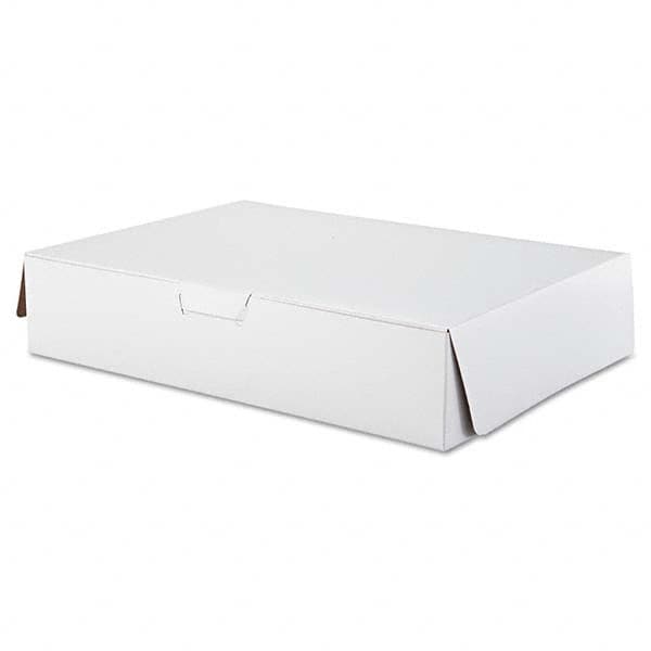 SCT - Tuck-Top Bakery Boxes, 19w x 14d x 4h, White, 50/Carton - Industrial Tool & Supply