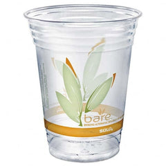 DART - Bare Eco-Forward RPET Cold Cups, 16-18 oz, Clear, 50/Pack - Industrial Tool & Supply