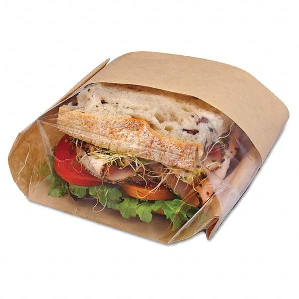 Bagcraft Papercon - Reclosable Food & Sandwich Bags Volume Capacity: 1 Sandwich Width (Inch): 9-1/2 - Industrial Tool & Supply