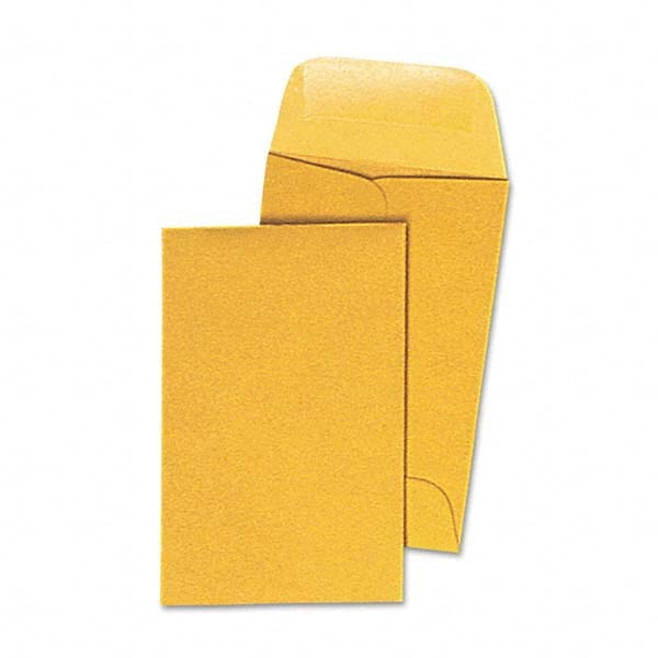 Coin Mailing Envelope: 2-1/4″ Wide, 3-1/2″ Long, 20 lb Paper, Brown