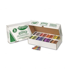 Crayola - Markers & Paintsticks Type: All Purpose Wax Crayon Color: Black; Blue; Brown; Green; Orange; Red; Violet; Yellow - Industrial Tool & Supply
