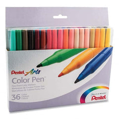 Pentel - Pens & Pencils Type: Color Pen Set Color: Assorted - Industrial Tool & Supply