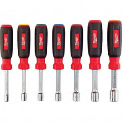 Milwaukee Tool - Nutdriver Sets Tool Type: Magnetic Tip Nutdriver Set System of Measurement: Metric - Industrial Tool & Supply