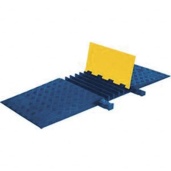 Checkers - On Floor Cable Covers Cover Material: Polyurethane Number of Channels: 5 - Industrial Tool & Supply