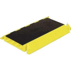 Checkers - On Floor Cable Covers Cover Material: Polyurethane Number of Channels: 4 - Industrial Tool & Supply