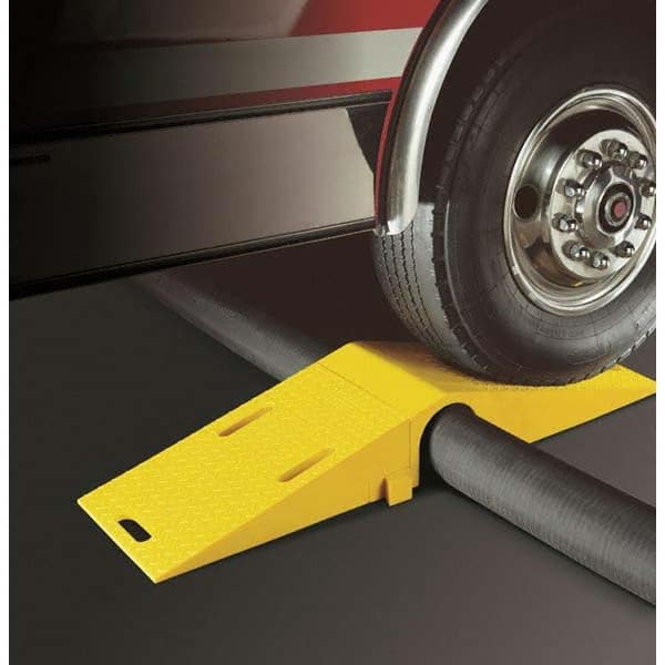 Checkers - On Floor Cable Covers Cover Material: Polyurethane Number of Channels: 1 - Industrial Tool & Supply