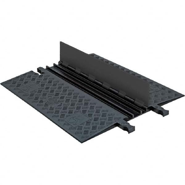 Checkers - On Floor Cable Covers Cover Material: Polyurethane Number of Channels: 3 - Industrial Tool & Supply