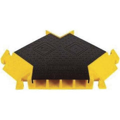 Checkers - On Floor Cable Covers Cover Material: Polyurethane Number of Channels: 4 - Industrial Tool & Supply