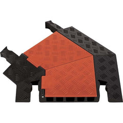 Checkers - On Floor Cable Covers Cover Material: Polyurethane Number of Channels: 5 - Industrial Tool & Supply