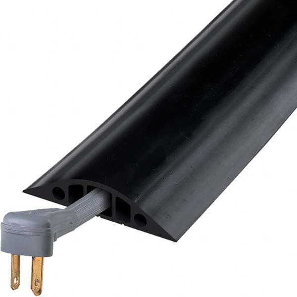 Checkers - On Floor Cable Covers Cover Material: Rubber Number of Channels: 5 - Industrial Tool & Supply