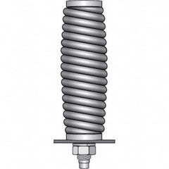 Checkers - Flag Pole Accessories Type: Hexagon Base Material: Steel w/Bright Zinc Finish - Industrial Tool & Supply