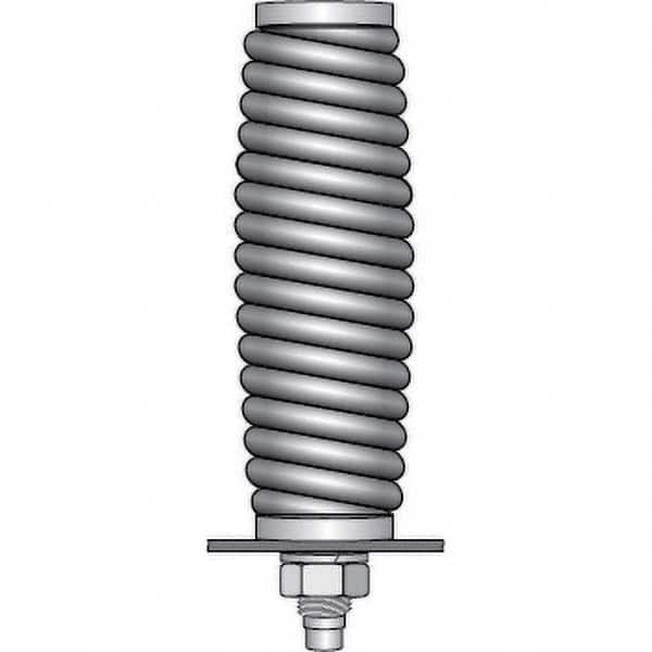 Checkers - Flag Pole Accessories Type: Hexagon Base Material: Steel w/Bright Zinc Finish - Industrial Tool & Supply