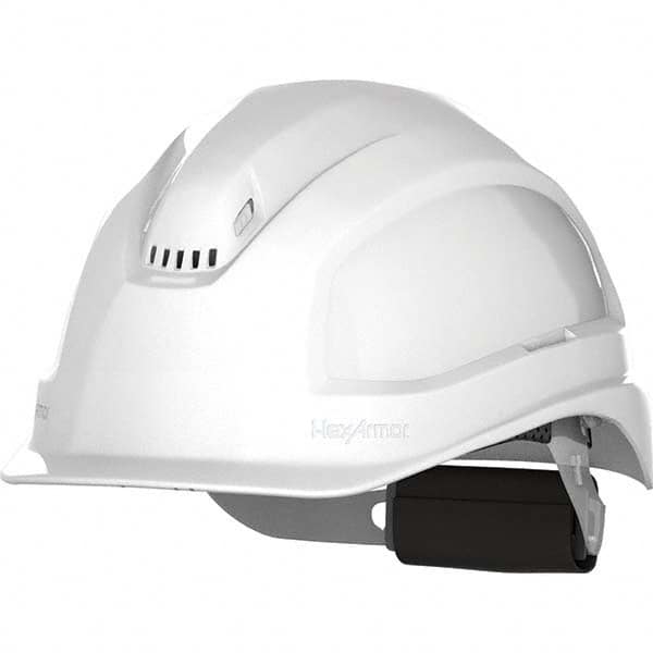 HexArmor - ANSI Type I Class C 6-Point Ratchet Short Brim Hard Hat - Industrial Tool & Supply
