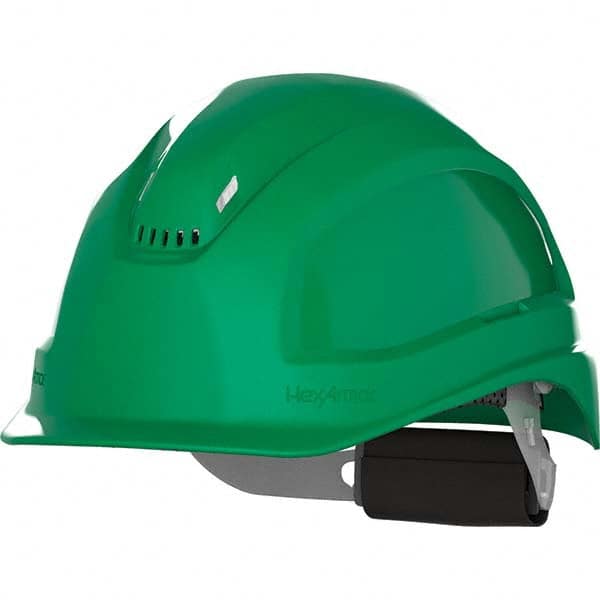HexArmor - ANSI Type I Class C 6-Point Ratchet Short Brim Hard Hat - Industrial Tool & Supply