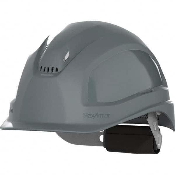 HexArmor - ANSI Type I Class C 6-Point Ratchet Short Brim Hard Hat - Industrial Tool & Supply
