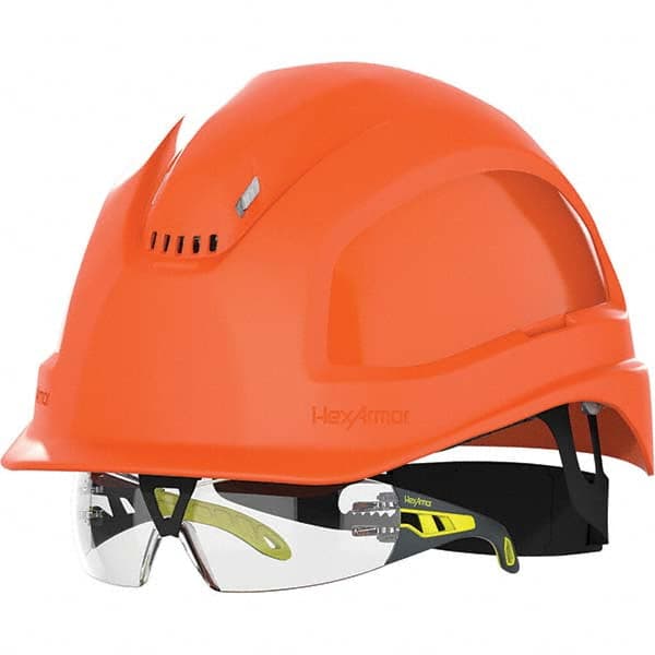 HexArmor - ANSI Type I Class C 6-Point Ratchet Short Brim Hard Hat - Industrial Tool & Supply