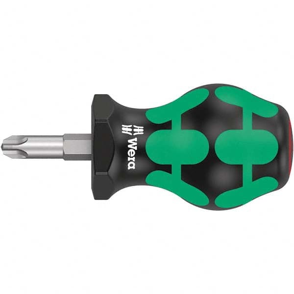 Wera - Phillips Screwdrivers Tool Type: Stubby Phillips Handle Style/Material: Ergonomic - Industrial Tool & Supply