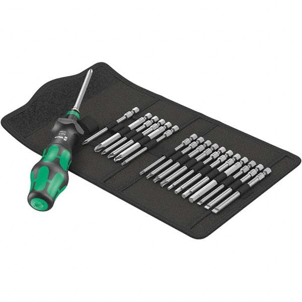 Wera - Screwdriver Bit Sets Type: Bit Set Drive Size: 1/4 (Inch) - Industrial Tool & Supply