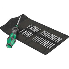 Wera - Screwdriver Bit Sets Type: Bit Set Drive Size: 1/4 (Inch) - Industrial Tool & Supply